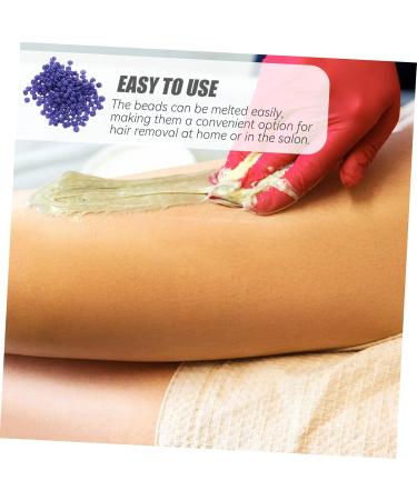 Minkissy 15 Packs Hard Wax Beans for Hair Removal | Face & Bikini Wax Beads | Violet Beeswax Waxing Supplies - Buy Online on GoSupps.com