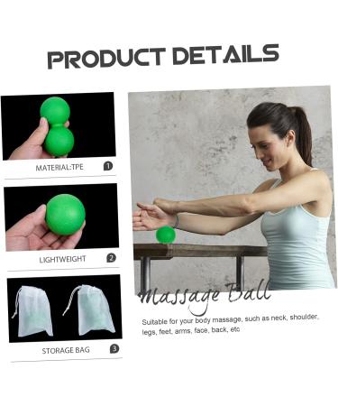 Buy Gleavi Fascia Massage Ball - Muscle Relaxation & Trigger Point Relief | TPE Foot Fitness & Hand Exercise Tool - Buy Online on GoSupps.com