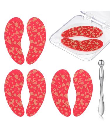 3 Pairs Reusable Under Eye Patches - Silicone Masks to Minimize Lines & Plump Wrinkles | Includes Metal Applicator for Dark Circles & Puffy Eyes | Perfect Christmas Gift for Eye Care - Buy Online on GoSupps.com