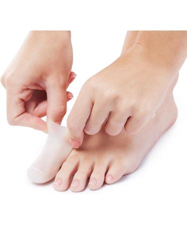 PEDIMEND Big Toe Silicone Gel Protector 2PCS - Prevent Corns, Blisters & Friction - Straightener for Ingrown Toe Nails - Unisex Foot Care Solution - Buy Online on GoSupps.com
