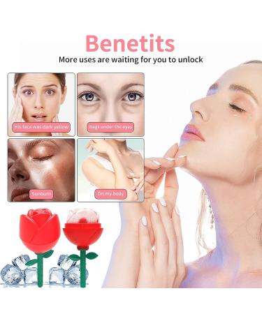 Goldaylight Ice Roller for Face & Eyes - Tone, Tighten, and De-puff Skin - Pink - Buy Online on GoSupps.com