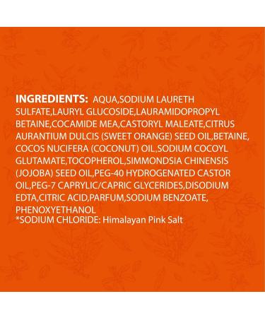 Natural Solution Hand Wash, enriched with moisturizing blood orange and Himalayan pink salt, comes in a 14 oz bottle (Pack of 3) for gentle cleansing and hydration - Buy Online on GoSupps.com