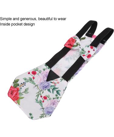 Zerodis Pet Chicken Diapers - Small Size Peony Flower Pattern Tight Belt Diapers for Poultry - Poop Pocket Included - Buy Online on GoSupps.com