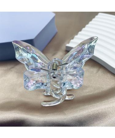 Clear Translucent Butterfly Claw Clips - Fashion Hair Accessories for Girls & Women - Buy Online on GoSupps.com