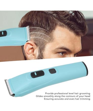Hair Cutting Clipper Glides Smoothly Electric Hair Trimmer with 2 Guide Combs for Traveling (Cyan) - Buy Online on GoSupps.com