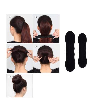 Elegant 40-Piece Hair Styling Accessories Kit - Black Magic Hair Twist Set for DIY Hair Styles - Ideal for Girls and Women - Buy Online on GoSupps.com