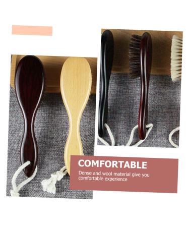 Frcolor Mustache & Beard Brush Stand | Wooden Hairbrush Holder for Men - 20x5cm - Buy Online on GoSupps.com