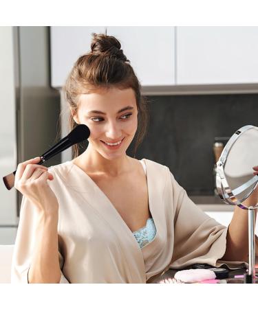 PATKAW 4 in 1 Makeup Brush Set Travel Double Ended Foundation Powder Makeup Brush Eyeshadow Face Concealer Brush for Blending Liquid Sunscreen Blush or Powder Cosmetics - Buy Online on GoSupps.com