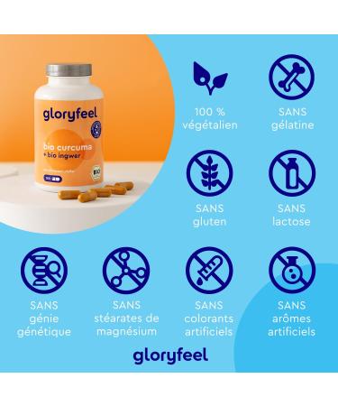 Organic Turmeric with Ginger and Black Pepper 3300 mg per Daily Dose Curcumin and Organic Piperine High Dosed Natural Indian Origin 100% Vegan and No Additives - Buy Online on GoSupps.com