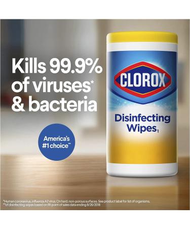 Clorox Disinfecting Wipes Value Pack - Crisp Lemon & Fresh Scent - 35 Count x3 - Buy Online on GoSupps.com