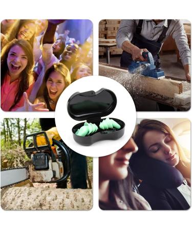 Silicone Reusable Earplugs for Sleeping, Concerts, Swimming - 2 Pairs (Blue) - Buy Online on GoSupps.com