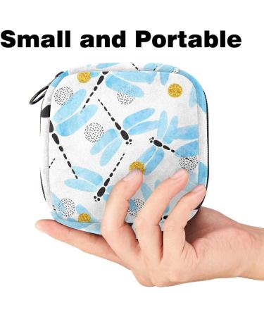 Women s Dragonfly Pattern Binding-Up Bags | Stylish Tampon Storage with Zip Pockets | Multi-Functional Menstrual Bags - Buy Online on GoSupps.com