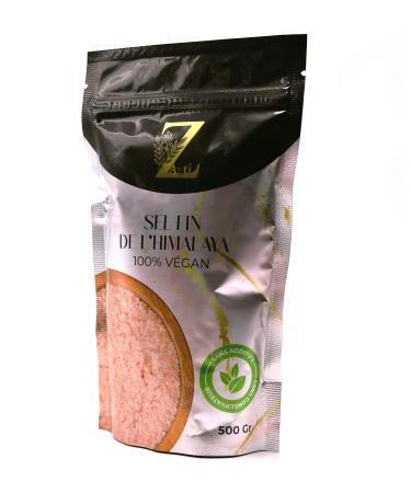 Zayti "Zayti Himalayan Pink Salt - 500g Premium Quality with Measuring Spoon Included - Fine Salt Naturally Rich in Essential Minerals"