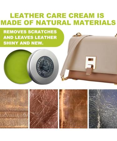 Leather Salve for Furniture Leather Cleaner Leather Furniture Care Leather Salve with Brush for Wood Leather Surfaces nourishes Sofas Car Seats Shoes - Buy Online on GoSupps.com