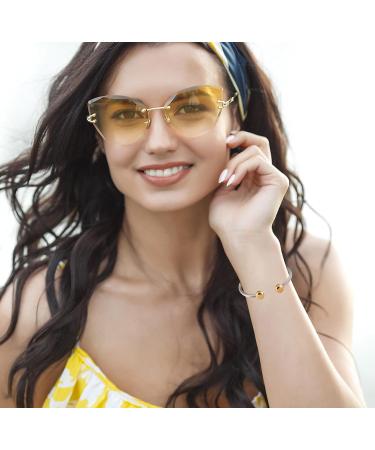Shop 2-Tone Stainless Steel Magnetic Bracelets for Women & Couples - Stylish & Healing - Buy Online on GoSupps.com