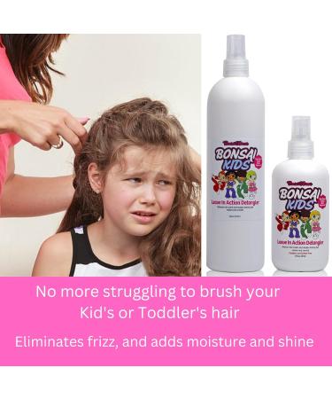 Detangler Spray for Kids - Instant Tangle Release for Toddlers & Biracial Hair - 8oz Hair Detangler Spray - Buy Online on GoSupps.com