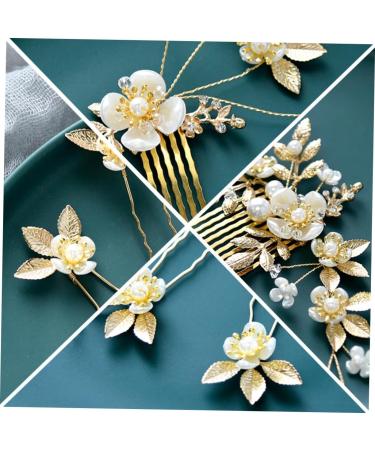 minkissy Wedding Hair Clips Hair Comb Manual Bride Pearl Vintage Decor - Buy Online on GoSupps.com