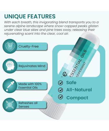MOXE Alpine Nasal Stick | Mountain Air + Forest Pine | Douglas Fir & Peppermint Oil | Woody Crisp Winter Alpine Summit Aromatherapy Inhaler with 100% Pure Essential Oils Made in USA (3 Pack)  - Buy Online on GoSupps.com