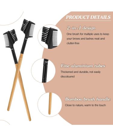 Eyeline Bamboo Eyelash & Eyebrow Brush - Double-Sided Makeup Tool for Women - Buy Online on GoSupps.com