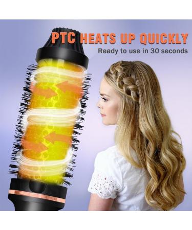 Hair Straightening Comb - Hair Straightening Comb Portable Hair Curler | Quick Stylin Hair Curler Straightening Brush Multifunctional Straightening Comb for Straight Curly Hair 11.02 Inches - Buy Online on GoSupps.com