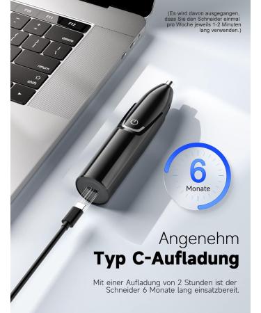 2023 Professional Ear and Nose Hair Trimmer Clipper for Men - Painless Facial & Eyebrow Grooming Tool in White - Buy Online on GoSupps.com