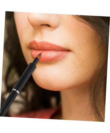minkissy Portable Retractable Lip Brush Lip Applicators Makeup Brush for Women Cosmetics Brush Lip Brush for Women Makeup Tools Lip Makeup Lip Gloss Brush Smudge Stick Artificial Fiber Lips 13.40X0.90X0.90CM Black - Buy Online on GoSupps.com