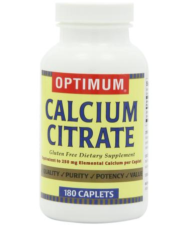Optimum Calcium Citrate 180 Caplets