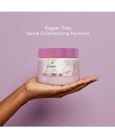 Dove Himalayan Salt & Rose Oil Body Scrub Exfoliates and Deeply Nourishes for Smooth Radiant Skin 15 oz Himalayan Salt & Rose Oil 15 Ounce (Pack of 1) - Buy Online on GoSupps.com