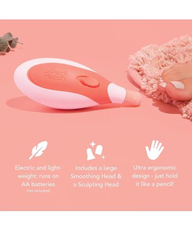 Pedi Peach Professional Electric Foot Scraper - Callus & Corn Remover for Dead Skin - Portable Pedicure Kit - Buy Online on GoSupps.com