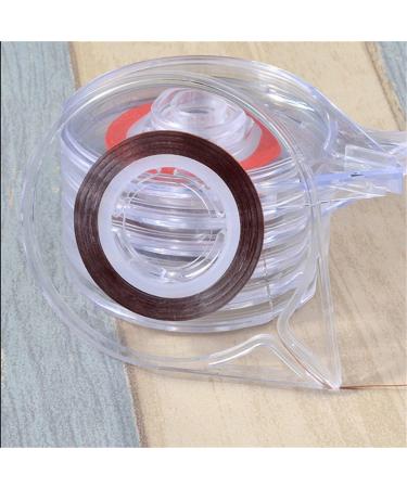 Mezerdoo Nail Stripe Box 6 Pieces Nail Art Striping Tape Line Empty Case Tool Sticker Box Holder Portable Easy Use - Buy Online on GoSupps.com