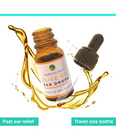 Filtered Olive Oil Ear Drops - Easy to Use for Effective Relief - Buy Online on GoSupps.com