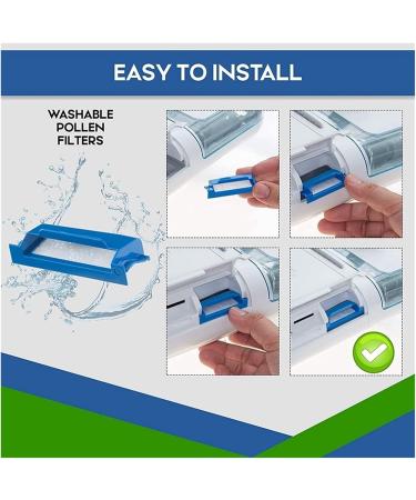 Filter Kits for Respironics Compatible for Dreamstation Include 8 Reusable Filters & 24 Disposable Ultra-Fine Filters Blue - Buy Online on GoSupps.com