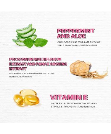 Immetee Scalp Hair Oil - Best Treatment for Dry Itchy Scalp | Anti-Itch Care for Natural & Curly Hair | 190ml (6.42fl oz - Buy Online on GoSupps.com