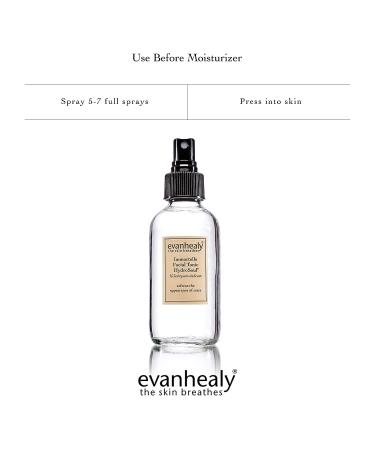 Evanhealy Immortelle HydroSoul Facial Toner - Organic Hydrosol Beauty Water Spray for Refreshing and Alcohol-Free Skin Tonic - Buy Online on GoSupps.com
