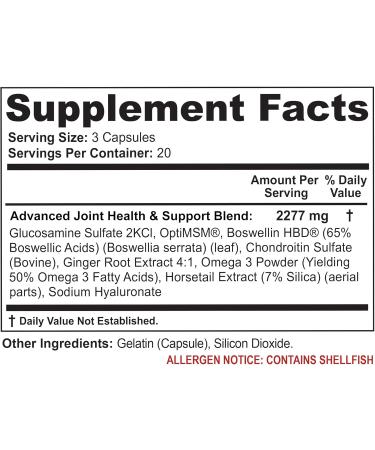 Flexacil Ultra (3 Bottles Maximum Strength Joint Health & Support Supplement | Glucosamine Chondroitin Hyaluronic Acid & MSM | Flexibility Support for Healthy Knee & Back. 60 Capsules Each - Buy Online on GoSupps.com