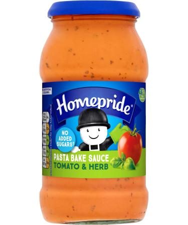 Homepride Creamy sauce without added sugar to tomatoes and herbs 485g jar - Buy Online on GoSupps.com