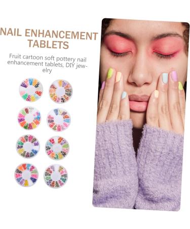DOITOOL 16 Boxes Soft Pottery Jewels for Nails Diy Craft Flatback Fruit Nail Jewels Nail Art Decoration Flower Clay Diy Lip Gloss Clay Nail Embellishments Scrapbook Polymer Clay Filler 3d - Buy Online on GoSupps.com