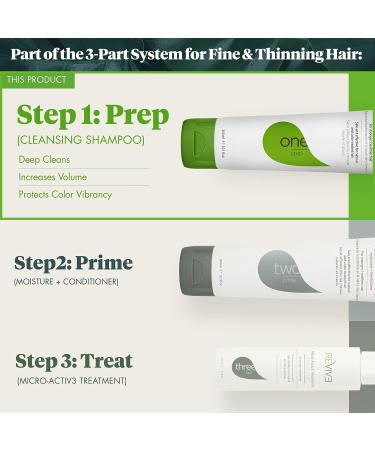 Reviv3 Procare PREP Cleanser Shampoo - Clinically Tested Anti-Thinning Hair Care - Color Safe for All Hair Types - 12.1 fl. oz - Buy Online on GoSupps.com