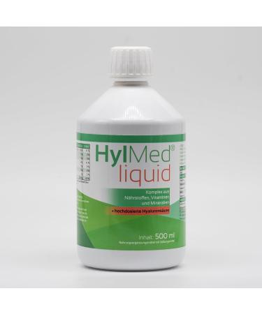 Buy Hylmed Ha Liquid - High-Dose Hyaluron Drink with Collagen Zinc & Vitamins | 500ml for 50-Day Supply | International Shipping Available - Buy Online on GoSupps.com