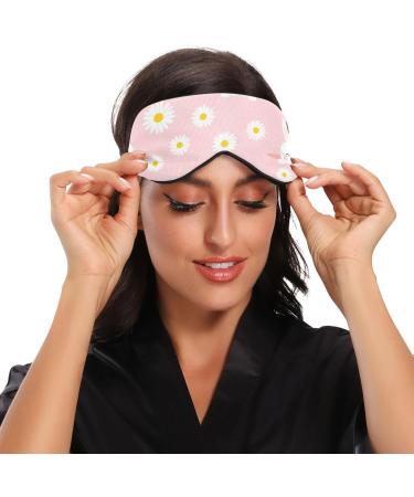 Adjustable Light Blocking Eye Mask for Deep Sleep - Haskirky Breathable Travel & Meditation Mask - Pink Rabbit Design for Men and Women - Buy Online on GoSupps.com