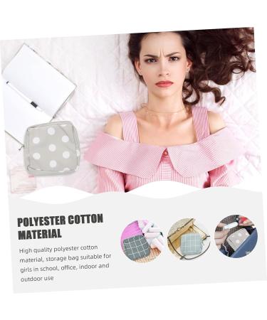 Lurrose Menstrual Pad Storage Bag Set - Travel Makeup & Small Purse Organizer for Women - Zippered Menstrual Pad Pouch - Buy Online on GoSupps.com