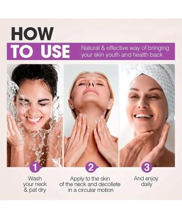 Collagen Face & Neck Tightening Cream | Neck Firming & Lifting Anti Wrinkle Moisturizer | Reduce Double Chin & Sagging Skin - Buy Online on GoSupps.com