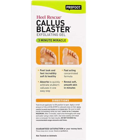 PROFOOT Heel Rescue Callus Blaster Gel 3oz - Exfoliating Treatment - Buy Online on GoSupps.com