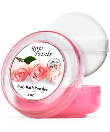 R-NEU 2 Pack Body Powder for Women with Powder Puff 100% Talc-Free Elegant Rose Petal Scented Dusting Powder After Bath for Soft Skin Extra Large (10oz) 5 Ounce (Pack of 2) - Buy Online on GoSupps.com