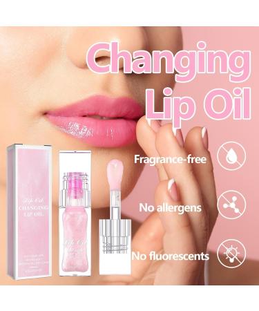 Clear Lip Oils Nourishing Lip Balms Lips Moisturiser Clear Nourishing Oil Lip Balm Moisturizer Perfect and Suitable for Dry Cracked Lips Women Girls Cares - Buy Online on GoSupps.com