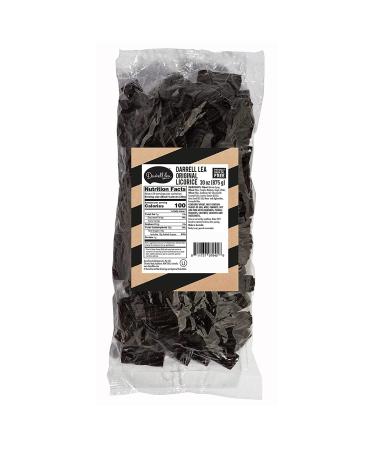 Darrell Lea Soft Australian Black Licorice - 1.925 lb Bulk Bag - NON-GMO, NO HFCS, Vegan-Friendly & Kosher | Made in Small Batches with Ethically-Sourced, Quality Ingredients