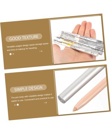 DRESSOOS 5pcs Highlighter Concealer Pencil Dark Circles Concealer Water Proof Concealer Pen Makeup Pen Abs - Buy Online on GoSupps.com