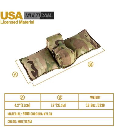 OneTigris Shooting Rest Bag - Filled Rear Sandbag for Rifles & Hunting in Multicam - Buy Online on GoSupps.com