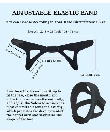 Anti Snore Chin Strap - Adjustable CPAP Device to Stop Snoring | Breathable Head Band for Better Sleep - Buy Online on GoSupps.com
