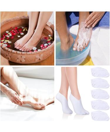 5 Pairs Moisturizing Socks Overnight Moisturising Sock Foot Mask Spa Socks for Dry Feet Cotton Moisture Enhancing Sock Foot Socks Moisturising Thin Cotton Foot Spa Cosmetic Moisturizing Sock Foot Spa - Buy Online on GoSupps.com